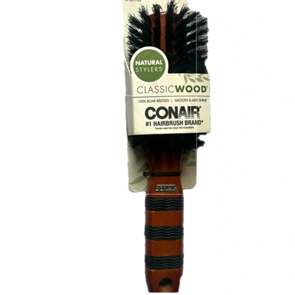 conair Other - 🤍New Conair-Classic Wood-Bristle Brush🤍